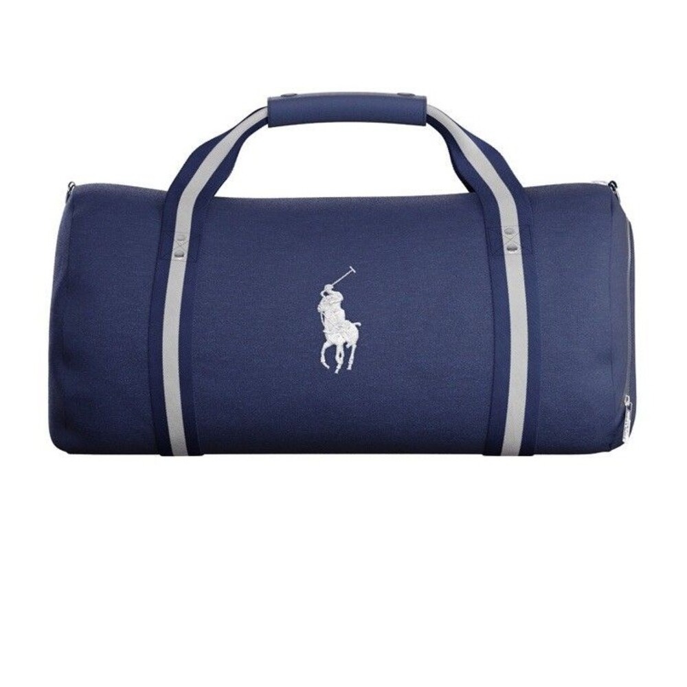 POLO Ralph Lauren DUFFLE Gym CARRY-ON Weekender TRAVEL Bag Blue NWT
